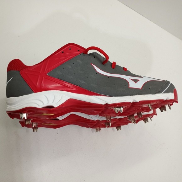 Mizuno 9 Spike Swagger 2 Low Metal Baseball Cleats Mens Sz 16 New No Box or Tags - Picture 11 of 12
